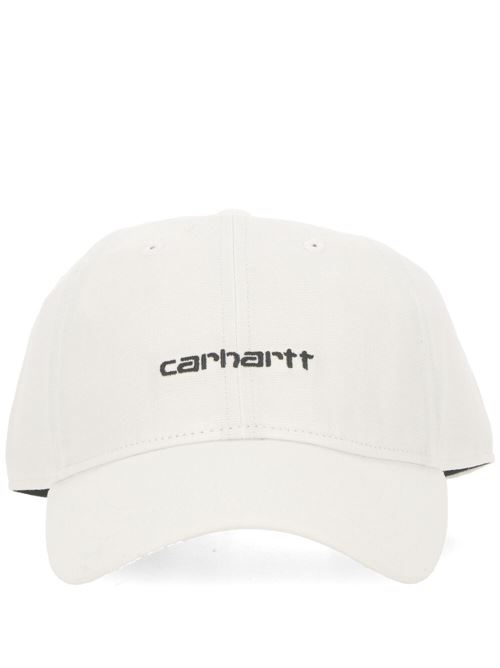 Canvas Script Cap Carhartt WIP | I0288760D2XXBLACK/WHITE